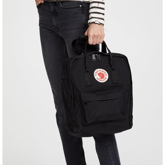 Fjallraven Kanken Backpack in Black OS - Picture 3 of 10